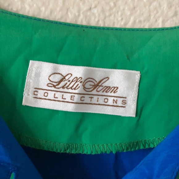 Vintage 90s Rainbow Striped Union Deadstock Unisex Button Up Pride Size 12 - Picture 13 of 14